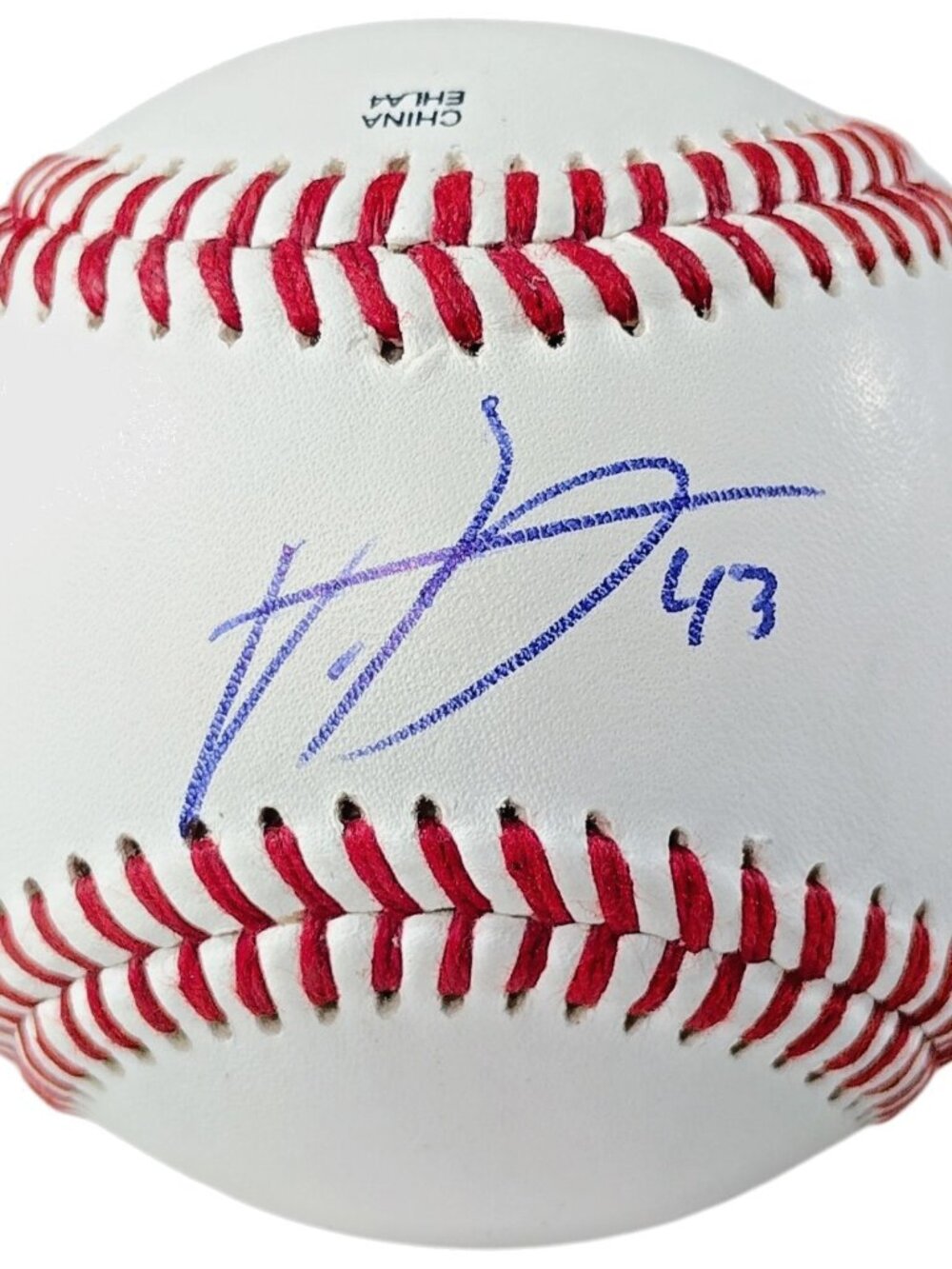 Alexis Diaz Autographed Baseball Cincinnati Reds Signed COA Auto